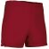Pantalón deportivo corto de poliéster Valento personalizado rojo