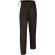 Pantalón laboral de poliéster Matchpoint Negro/blanco
