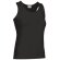 camiseta de tirantes de mujer ribete combinado valento personalizada negra