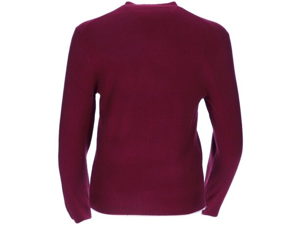 Chaqueta de mujer cuello en forma de pico acrílico 325 g/m2 Cardigan detalle 4