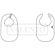 Babero Childhood con doble capa absorbente e impermeable detalle 1
