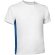 Camiseta técnica LEOPARD Valento Blanco/azul royal