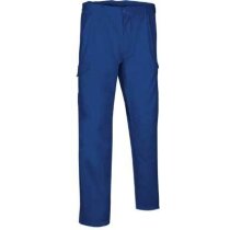 Pantalón multibolsillos de corte clásico Valento azul royal personalizado