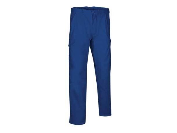 Pantalón multibolsillos de corte clásico Valento azul royal personalizado