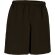 Pantalón corto deportivo Freedom mezcla algodón y poliéster Negro