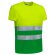 Camiseta alta visibilidad Demolition manga corta bicolor Amarillo limón/verde kelly