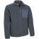 Forro polar unisex poliéster con tres bolsillos 300 g/m2 Gris cemento