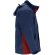 Parka Thunder impermeable bicolor con capucha y acolchado rombos detalle 5