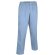 Pantalón clásico sanitario con cremallera Valento azul claro