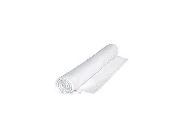 Toalla ligera de microfibra tamaño de lavabo Valento blanca