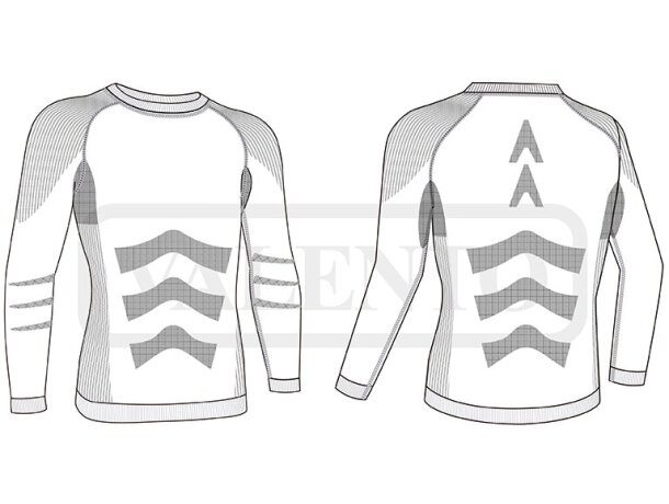 Camiseta térmica elástica Sideros con tecnología seamless detalle 1