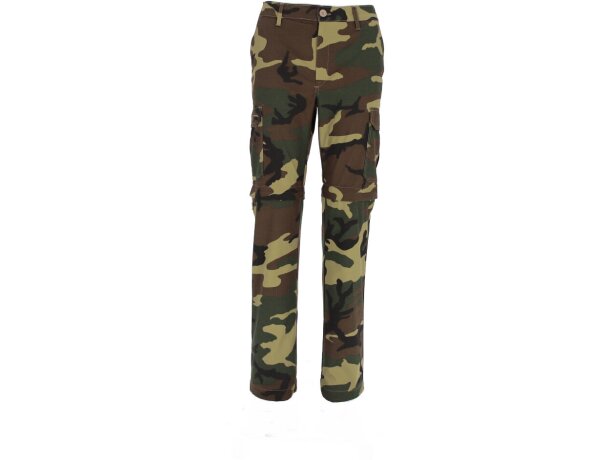 Pantalones laborales pernera desmontable poliéster-algodón Woodman detalle 2