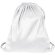 mochila saco con cuerdas con bolsillo interior valento personalizada blanca