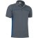 Polo Thunder Combinado Valento Gris cemento/azul royal