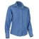 Camisa de mujer entallada tejido vaquero Valento azul personalizado