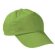 Gorra de niño en algodón con 5 paneles Valento verde economica