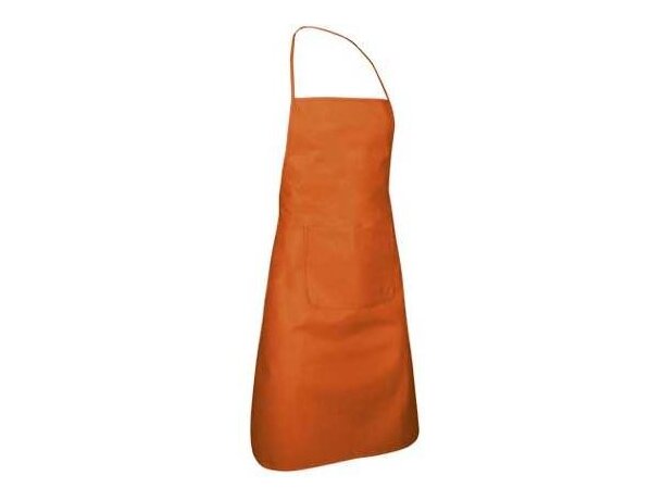 delantal non woben Valento barato naranja