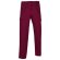 Pantalón multibolsillos unisex con pinzas en varios colores Valento burdeos