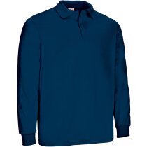 Polo técnico manga larga Buin con cuello botones