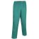 Pantalón clásico sanitario con cremallera Valento verde