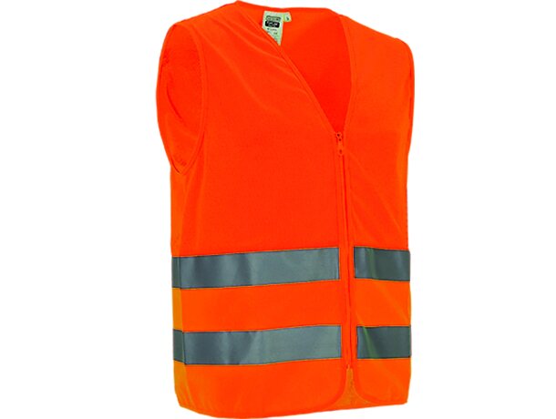 Chaleco de alta visibilidad Portlake con cintas reflectantes detalle 1