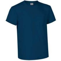 Camiseta unisex con bolsillo de colores Valento blanca personalizada
