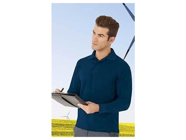 Polo poliester algodón fino Valento barato