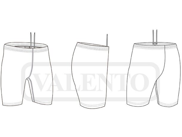 Malla corta técnica transpirable hombre poliéster 240 g/m2 detalle 1