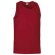 Camiseta unisex de tirantes algodón Valento personalizada roja