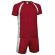 conjunto de fútbol camiseta mas pantalón colores surtidos Valento rojo