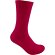 Calcetín deportivo Travis con algodón de rizo y refuerzos Rojo loto