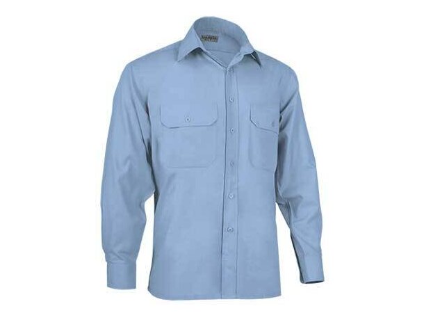 Camisa Academy manga larga Adulto Colores Valento azul claro