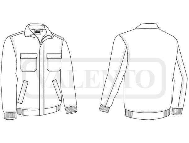 Chaqueta ignífuga Heat certificada para soldadura y calor detalle 1