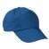 Gorra de niño en algodón con 5 paneles Valento personalizada azul royal