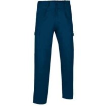 Pantalón largo multibolsillos con pinzas para hombre Valento azul personalizado Pantalón largo multibolsillos con pinzas para hombre Valento azul personalizado