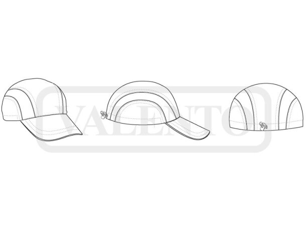 Gorra Monegros transpirable con rejilla y banda absorbente detalle 1