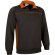 Sudadera THUNDER Valento Negro/naranja fiesta