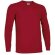 Camiseta manga larga con puño Arrow de Valento 160 gr Valento roja