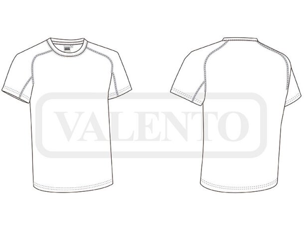 Camiseta técnica RESISTANCE Valento detalle 1