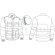Chaqueta desmontable A.V. Sequoia con certificación EN 20471 detalle 1