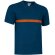 Camiseta SERVER Valento Azul marino orion/naranja fiesta