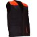 Chaleco trabajo ligero Thunder bicolor multibolsillos Negro/naranja fiesta