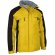 Chaquetón impermeable de abrigo con capucha Valento amarillo