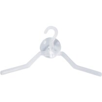 Mini percha transparente con ventosa de polipropileno