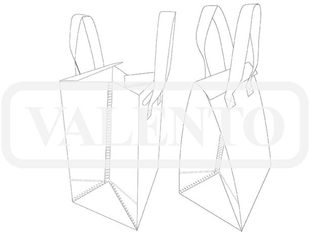 Bolsa térmica Mindy con interior laminado de aluminio detalle 1