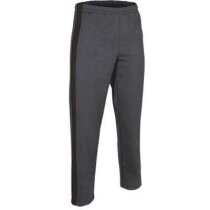 Pantalón de deporte combinado en poliester Valento gris