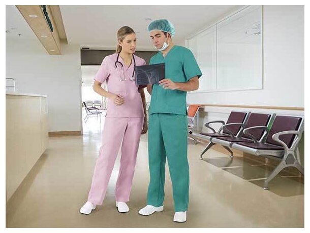Pantalón clásico sanitario con cremallera Valento barato