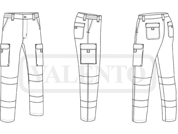 Pantalón térmico alta visibilidad Starlife con forro polar detalle 1