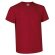 Camiseta cuello redondo 150 gr Valento Valento roja con logo