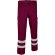 pantalon de poliester multibolsillos con reflectantes valento personalizado burdeos